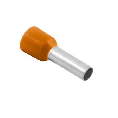 Unicrimp Bootlace Ferrule 10mm Brown French PK100