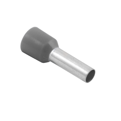Unicrimp Bootlace Ferrule 2.5mm Grey French PK100