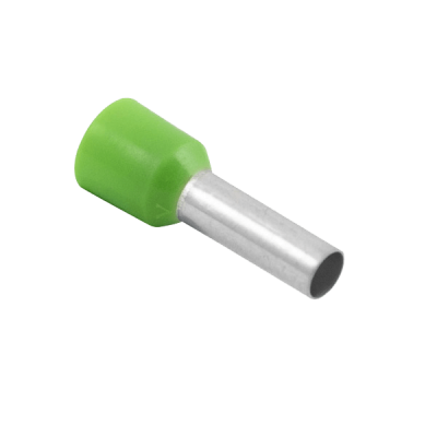 Unicrimp Bootlace Ferrule 6mm Green French PK100