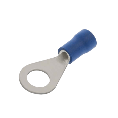 Unicrimp BLUE RING TERMINAL- 3.7MM HOLE (PK100)