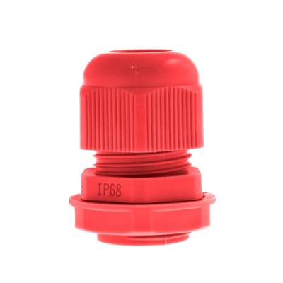 SKINTOP M32 NYLON CABLE GLAND RED 14-21mm IP68