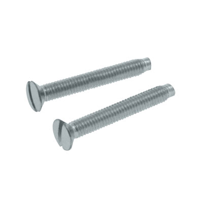 Unicrimp M3.5 X 75MM SLOTTED RAISED COUNTERSUNK BZP MACHINE SCREWS (PK100)