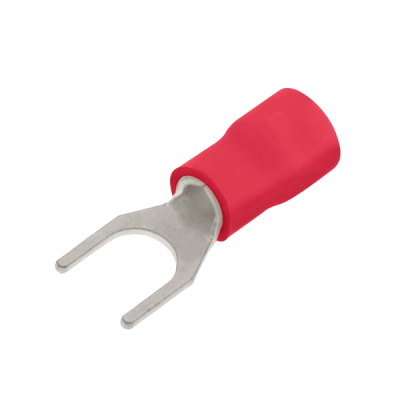 Unicrimp RED FORK TERMINAL 5MM (NARROW) (PK100)