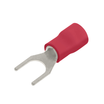 Unicrimp RED FORK TERMINAL 6MM (NARROW) (PK100)