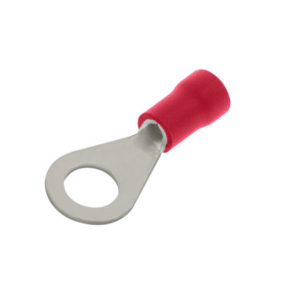 Unicrimp RED RING TERMINAL - 12MM HOLE (PK100)