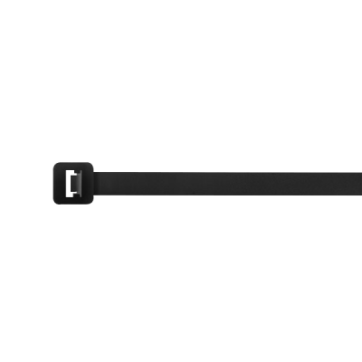 Unicrimp BLACK 370MM X 7.6MM CABLETIE (PK100)