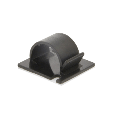 Unicrimp BLACK CABLE TIE MOUNT WITH 11MM HOLE (100)