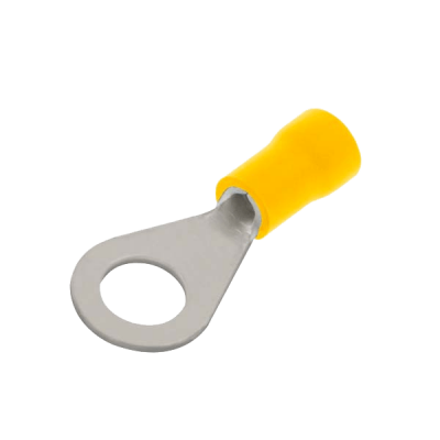 Unicrimp YELLOW RING TERMINAL- 12MM HOLE (PK100)