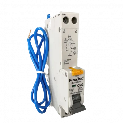 Fusebox 10kA 20A 30MA C CURVE TYPE A RCBO