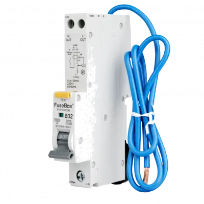 Fusebox 10kA 32A 30MA B CURVE TYPE A RCBO