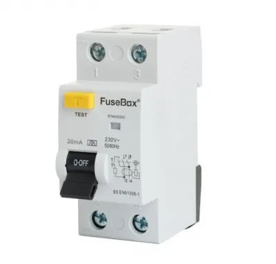 Fusebox TYPE A 80A 30mA 2P RCD