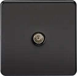 K/Bridge TV Outlet (Non-Isolated) - Matt Black