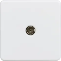 K/Bridge TV outlet (Non-Isolated) - Matt white