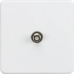 K/Bridge SAT TV outlet (Non-Isolated) - Matt white