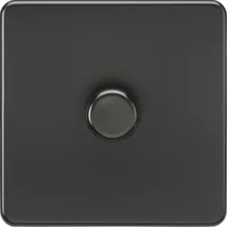 K/Bridge 1G 2-way 10-200W (5-150W LED) Intelligent dimmer - Matt Black