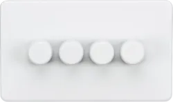 K/Bridge 4G 2-way 10-200W (5-150W LED) Intelligent dimmer - Matt White