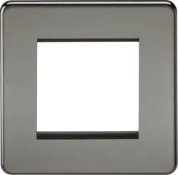 K/Bridge 2G Euro Modular Faceplate - Black Nickel