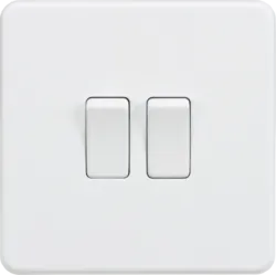 K/Bridge 10AX 2G 2-way Switch - Matt White