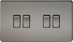 K/Bridge 10AX 4G 2-way Switch - Black Nickel