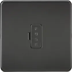 K/Bridge 13A Unswitched Fused Spur Unit - Matt Black