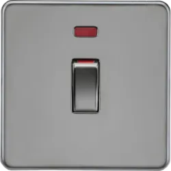 K/Bridge 45A DP Switch with Neon (1G size) - Black Nickel