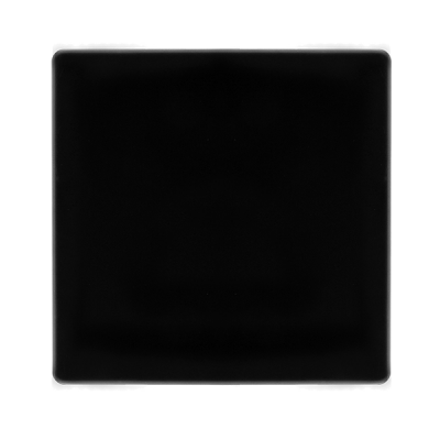 Click Definity 1 Gang Blank Plate | Metal | Matt Black plate