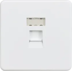 K/Bridge RJ45 Network Outlet - Matt White