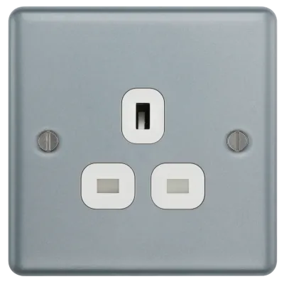 SPECIFIED METAL CLAD 1 GANG 13A UNSWITCHED SOCKET