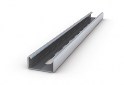 Trench 41x21mm x 3m Slotted Shallow Channel