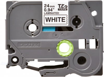 Brother Compatible Labelling Tape Cassette – Black on White, 24mm wide