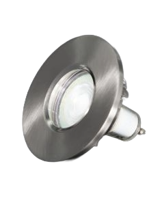 KSR Firebreak Qr GU10 IP65 Satin Chrome Bezel