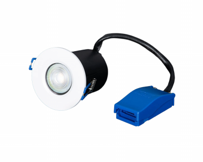 KSR Firebreak Qr GU10 IP20 / IP65 Fixed Downlight