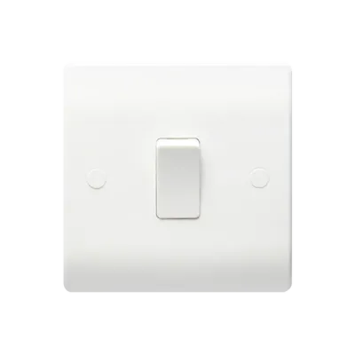Thrion Switch 1G 2 Way 10AX White
