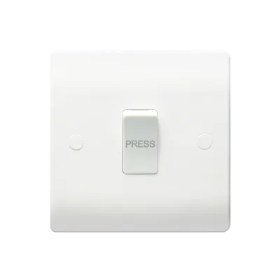 Thrion Bell Push (Press) 10A White