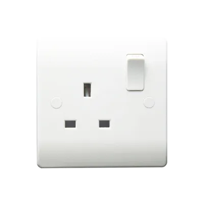 Thrion Socket 1G DP Switched 13A White