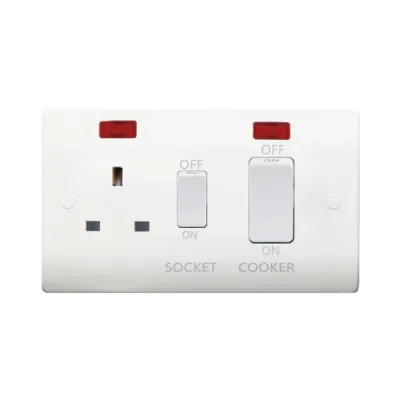 Thrion Cooker Panel c/w Neon 45A White