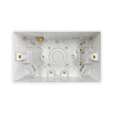 Thrion Back Box 2 Gang 47mm White