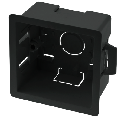 Click 1 Gang 47mm Deep Dry Lining Box Black
