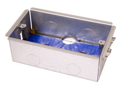 Click 2 Gang 47mm Deep FlameGuard&reg; Dry Lining Box
