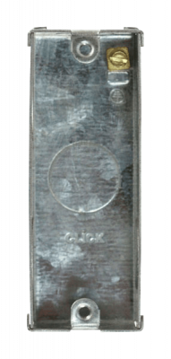 Click 1 Gang 25mm Deep Architrave Galvanised Steel K.O. Box (Deco&reg; Range Only)