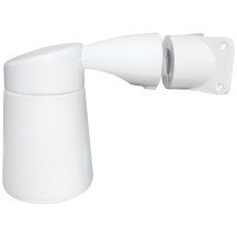 Eterna 9.5w LED well glass fitting with polycarbonate diffuser and optional corner bracket White