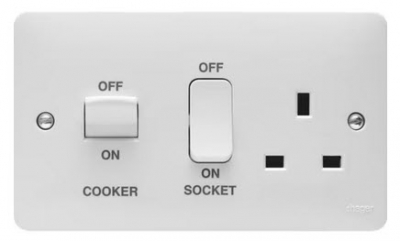 Hager Sollysta 45A Cooker Control Unit