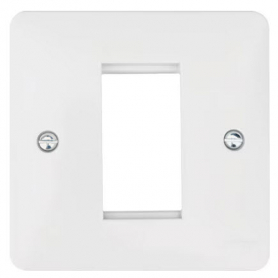 Hager Sollysta 1 Gang 1 Module Euro Plate
