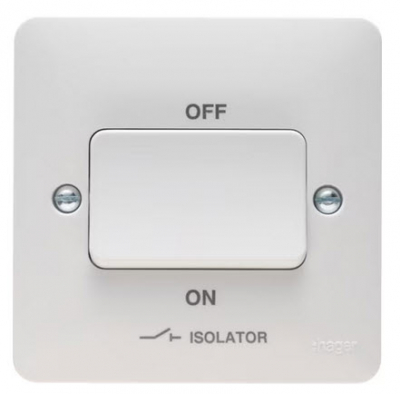Hager Sollysta 3 Pole Fan Isolator