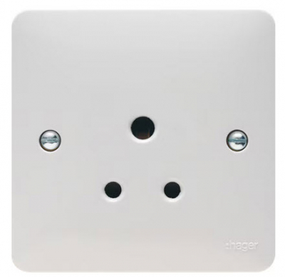 Hager Sollysta 5A Unswitched Socket