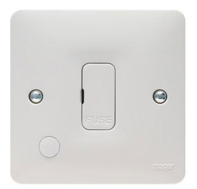 Hager Sollysta 13A Unswitched FCU & FO