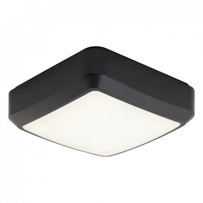 Ansell Astro CCT 2 LED Square Bulkhead 7-12W Black
