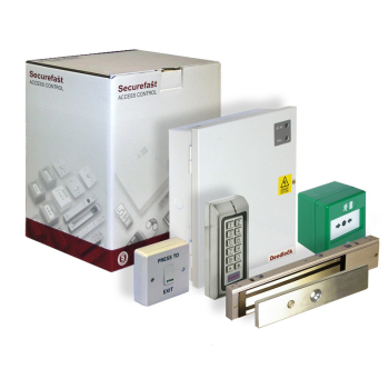 CQR Keypad Control Kit - Internal/External Keypad (1200 User), Access Control Kit with PSU and Slimline Magnet