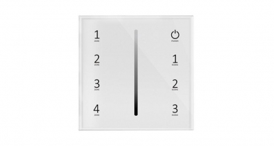 Arc LED – 4 Zone Single Colour 240v Wall Panel White