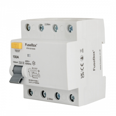 Fusebox 4P 100A 100mA TYPE A RCD